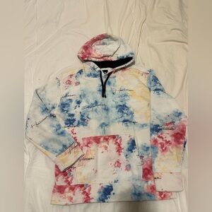 Hollister Fleece Lined Tie Die Hoodie Size M